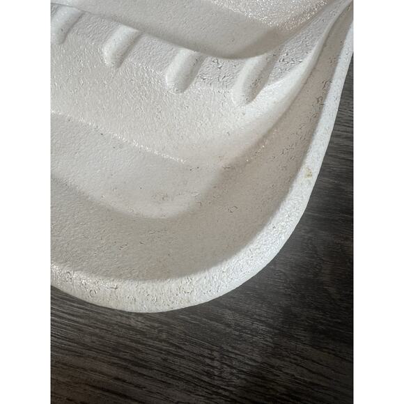 MCM ROYAL HAEGER Lot (2) White Textured Finish ASHTRAYS Vintage USA Atomic - Picture 12 of 16